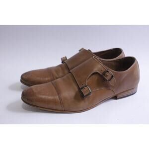Truman, SP Leather, Brown, Double Monk Strap, Shoes, Size 43, Formal Footwear,